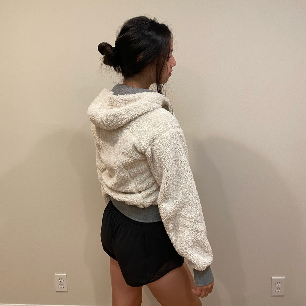 Rare Lululemon Sherpa reversible hoodie jacket